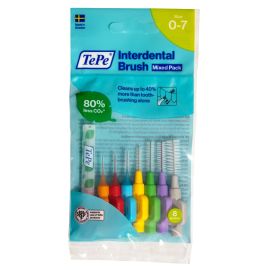 TePe Interdental Brush - Regular Mixed - Pack of 8 Brushes