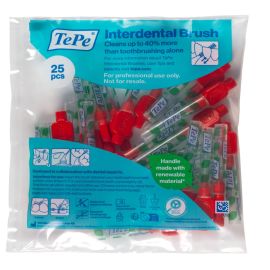 TePe Interdental Brush Regular Red - 0.50mm XX-Fine - Pack Of 25