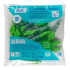Tepe Interdental Brush Regular Medium - Green 0.8mm - Pack Of 25