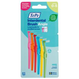 Tepe Angle Interdental Brush - Mixed - 6 Brushes Per Pack