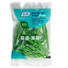 Tepe Angle Interdental Brush - Green - 25 Brushes Per Pack