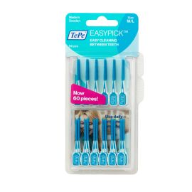 TePe EasyPick Interdental Brush Blue Size Medium/Large - 60 Brushes Per Pack