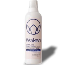 Waken Daily Care Natural Strawberry & Mint Fluoride Mouthwash 500ml