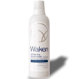 Waken Whitening Natural Peppermint Fluoride Mouthwash 500ml