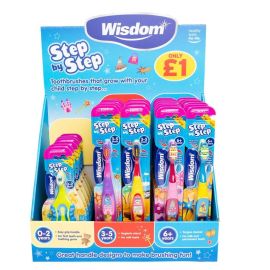 Wisdom Step By Step £1 Counter Display Unit 28 Pieces