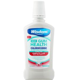 Wisdom Daily Gum Health Chlorhexidine Antibacterial Mouthwash 500ml