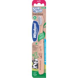 Wisdom Step By Step Bamboo Kids Toothbrush - 6+ Years
