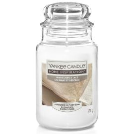 Yankee Candle Large Jar White Linen & Lace 538G