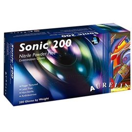Aurelia Sonic Nitrile Powder Free Cobalt Blue Gloves - X Small - 1 Pack Of 200