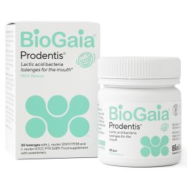 BioGaia Prodentis Lactic Acid Bacterial Mint Lozenges - Pack Of 30