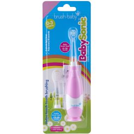 brush-baby BabySonic Electric Toothbrush - 0-3 Years - Pink