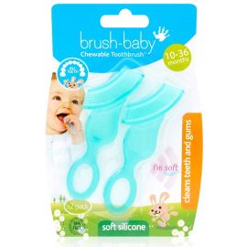 Brush-Baby Soft Chewable Toothbrush - Twin Pack