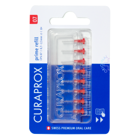 Curaprox CPS07 Prime Interdental Brush Red 0.7mm - Pack Of 8 Brushes 