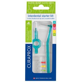 Curaprox Prime Plus Interdental Brush - Multi Pack - 5 Brush With 1 Holder - Pack Of 1