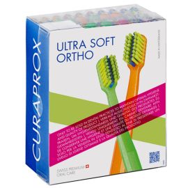 Curaprox CS5460 Ortho Toothbrush & Sleeves - 36 Per Box