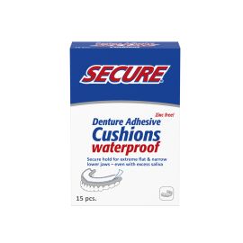 Secure Denture Adhesive Cushions - Pack Of 15