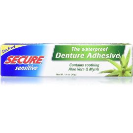 Secure Denture Adhesive Sensitive Aloe Vera 40g