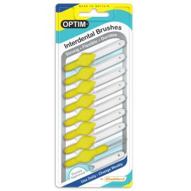 Icon Optim Yellow Standard Interdental Brushes - Pack Of 8