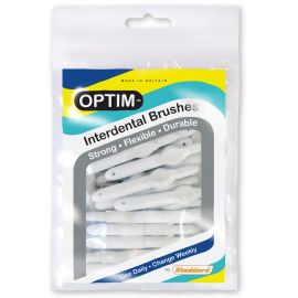 Icon Optim 0.6mm White Standard Interdental Brushes - Pack Of 25 