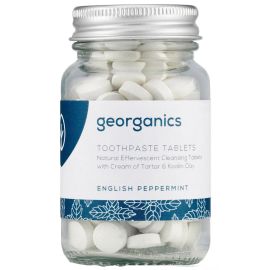 Georganics Natural Peppermint Toothpaste Tablets  - Pack Of 120 