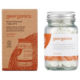 Georganics Natural Orange Mouthwash Tablets - Pack Of 180