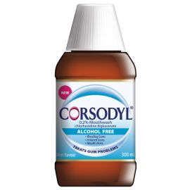 Corsodyl Antibacterial Mouthwash Alcohol Free 300ml