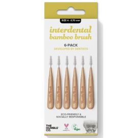 Humble Bamboo Interdental Brushes 0.70mm - Yellow - Size 4 - 6 Per Pack