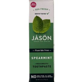 Jason Sea Fresh Fluoride Free Spearmint Toothpaste 119g