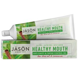 Jason Healthy Mouth Anti-Cavity & Tartar Control Tea Tree & Cinnamon Toothpaste 170g