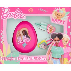 Barbie Detangler Brush & Hair Clips