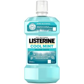 Listerine Zero Alcohol Cool Mint Mouthwash 500ml