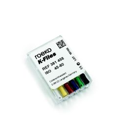 Roeko Root Canal K-Files - 25mm Iso 60 - Pack of 6