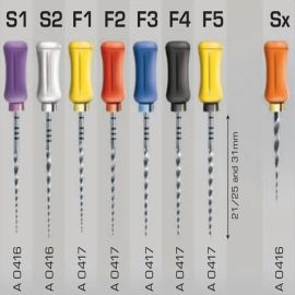 Dentsply Protaper Hand Shaping File - 25mm F1 - Pack of 6