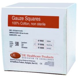 DEHP Gauze Square Napkins 12.5X12.5cm - Pack Of 500