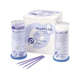 Perfection Plus AppliPlus SuperfineMicrobrush  - White/Purple - Pack of 400