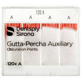 Dentsply Auxillary Gutta Percha Points - Size A - 1 pack of 120