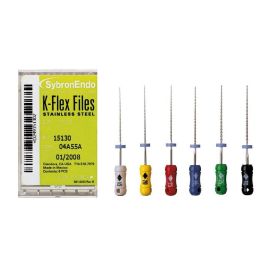 SybronEndo K-FLex Files - 25mm Size 6 - Pack Of 6