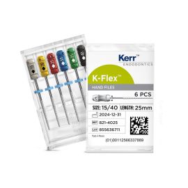 Kerr K-Flex Files 30mm - ISO 08 - Pack Of 6