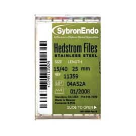 SybronEndo Hedstrom Files - 21mm Size 20 - Pack Of 6