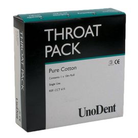 Unodent Pure Cotton Throat Pack 10m