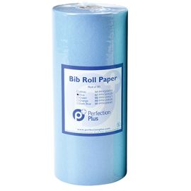 Perfection Plus Bib Roll Paper - Blue - Pack Of 80 Sheets