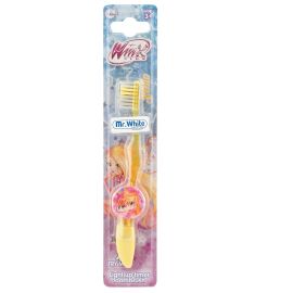 Mr.White Winx Soft Flashing Toothbrush 3+ Years - Design and Color May Vary