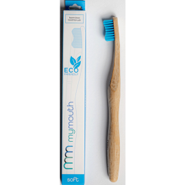 MyMouth Blue Soft Bamboo Toothbrush for Adults