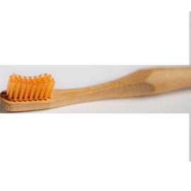 MyMouth Orange Soft Bamboo Toothbrush for Adults