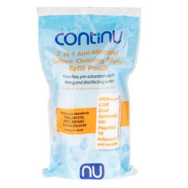Nuview Continu 2 In 1 Surface Cleaning Refill Pouch - Pack Of 200