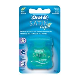 Oral-B Dental Tape Satintape Mint Flavoured 25 Metre