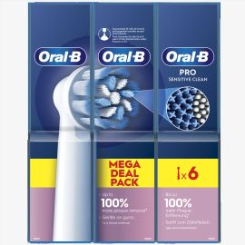 Oral - B Pro Sensitive Clean Head - 1 Pack of 6