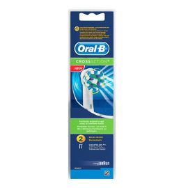 Oral-B Cross Action Electric Toothbrush Replacement Heads - 2 Heads Per Pack
