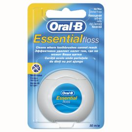 Oral-B Essential Regular Dental Floss Unwaxed - 50m