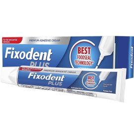 Fixodent Plus Foodseal Flavour-Free Premium Adhesive Cream 40g
